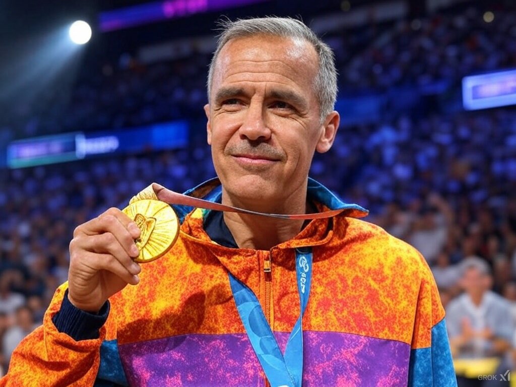 Mark Carney brings home the gold for Canada in Breakdancing at the 2024 Paris Olympics! 

#CarneyLies