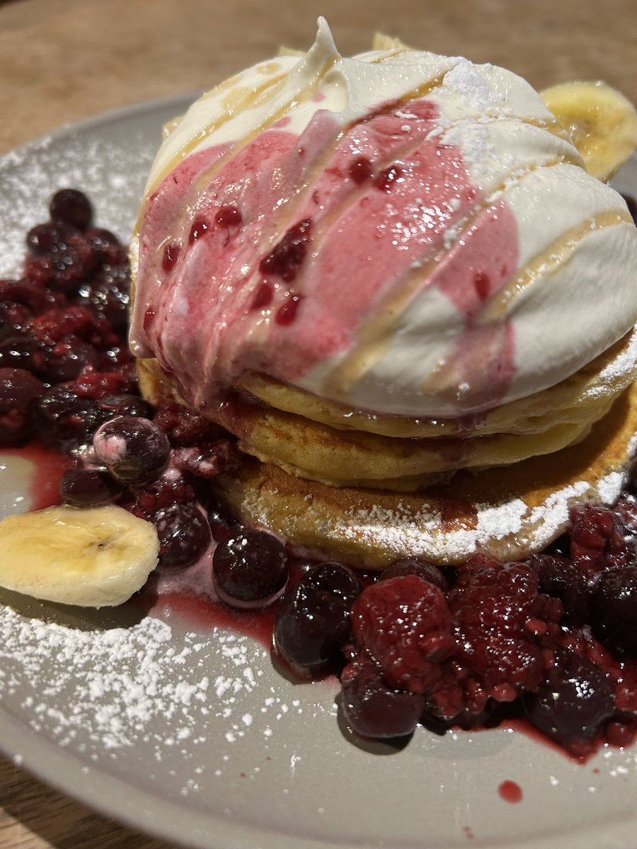 おいしいパンケーキを食べるために40分歩いた