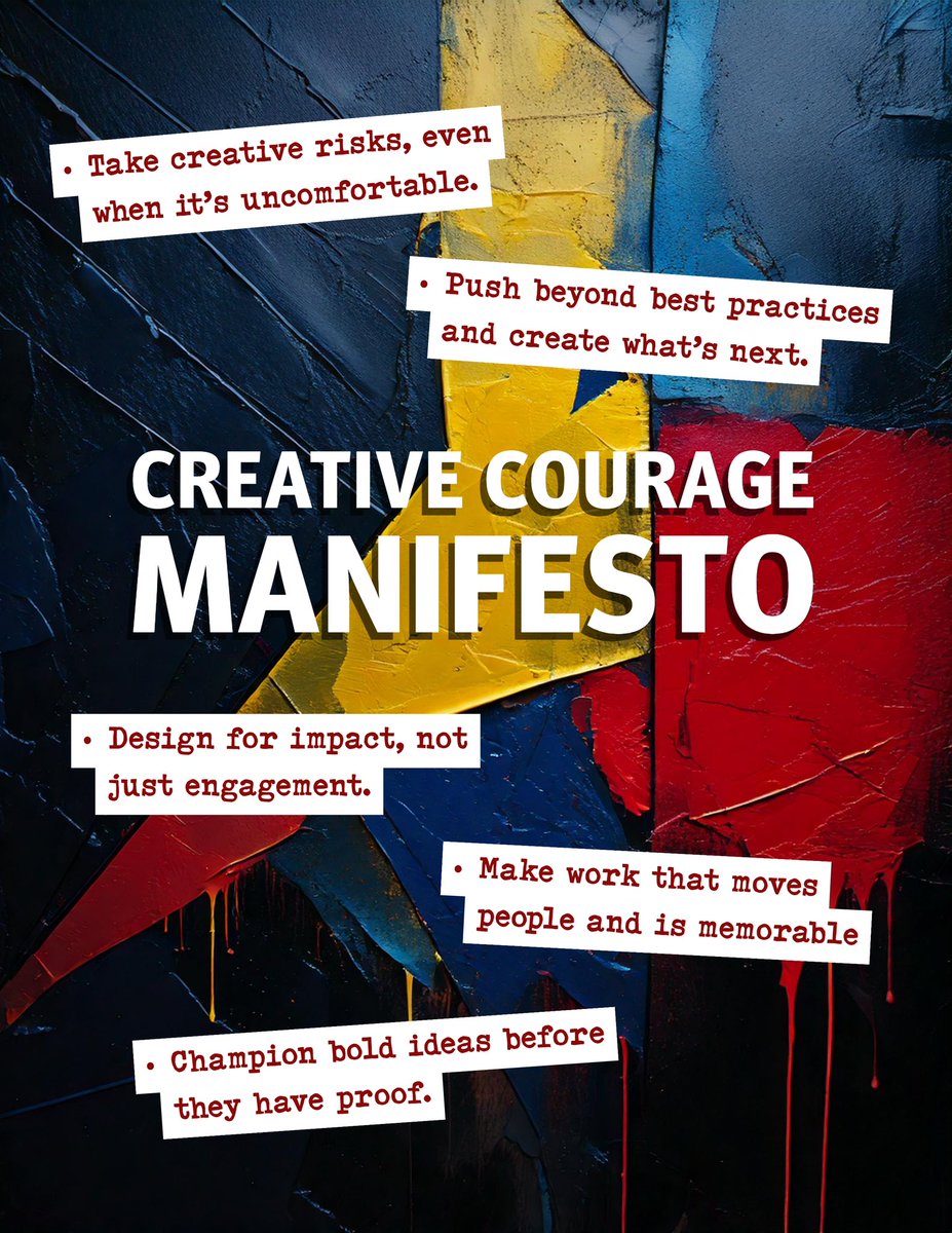 Creativity needs champions. Design is at a turning point, shaped by algorithms that reward familiarity, templates that erase originality, and data-driven decisions that prioritize safety over boldness. Read on:
open.substack.com/pub/designampl…