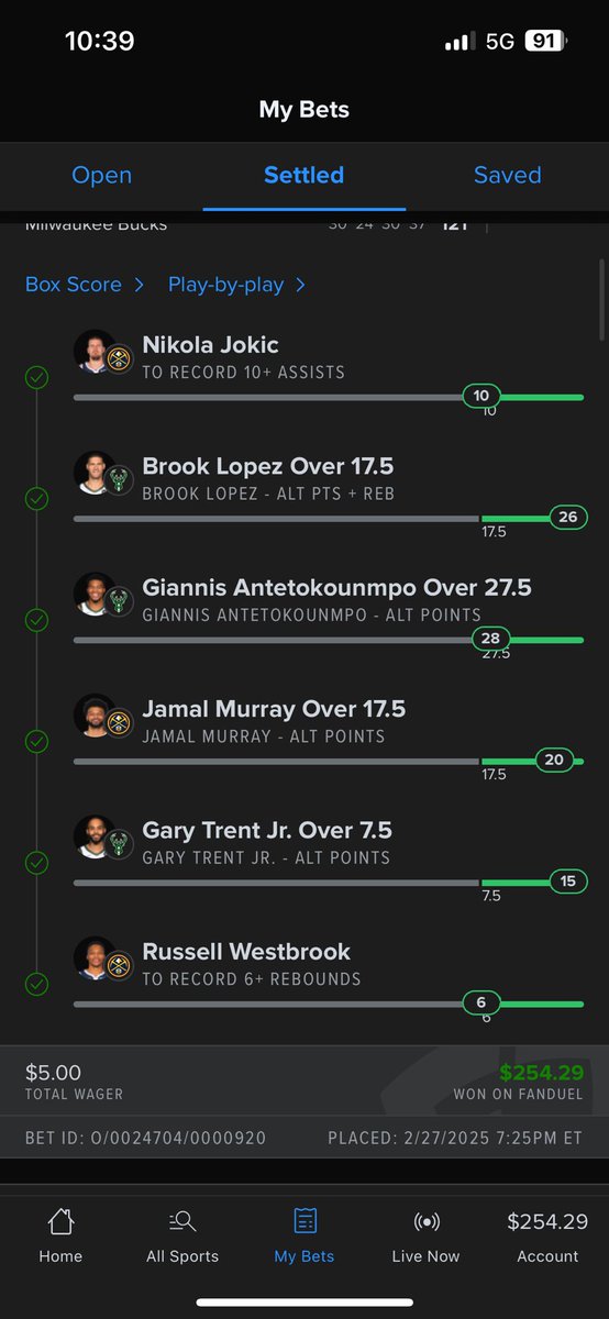 Shoutout to <a href="/Justlove_drea/">Drea</a> and <a href="/Betwitbizzy/">Lojutu.</a> for this parlay I altered one leg but thanks it’s much appreciated 😃😃😃