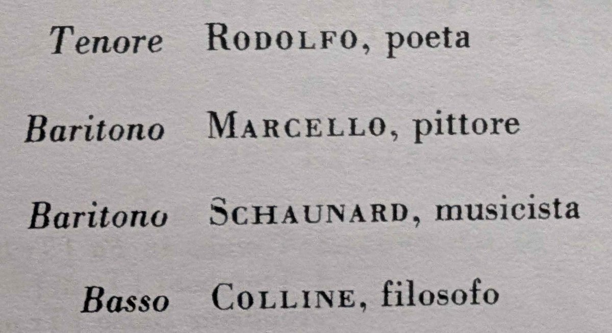The four genders, Boheme edition