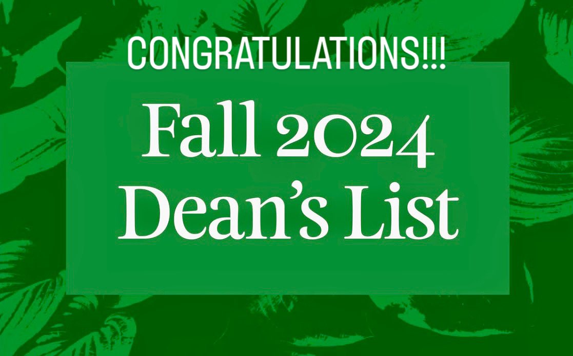minnesotanorth.edu/fall-2024-dean… 

Congrats on having a 3.25 GPA or higher making the Fall Deans list! 

Tanner Aros, Christian Cortes, Dustin Vivian-Vea, Leo Meraz, Evan Vissia, Ian Becker, Collin Haymond, Tom Rombauts, Josh Johnson, Jackson Stumpf, James Archer Westgarth, Floris de Wolf