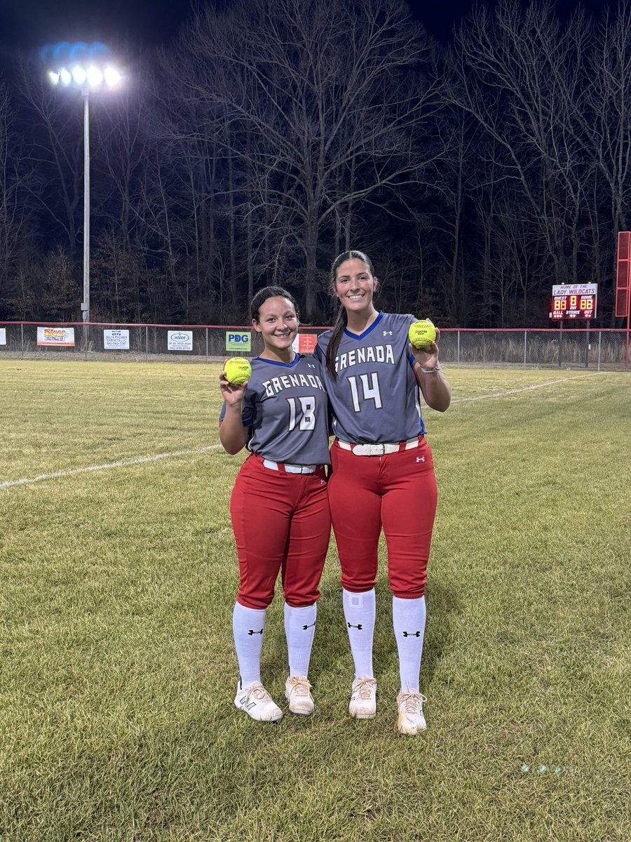 First home run of the season tonight for me and <a href="/MaryTaylour08/">Mary Taylour Wilbourn</a> pitched a perfect game! 

I went 3-3 at the plate tonight and had 6 RBIs. 

Can’t wait to see what all we accomplish this season. It’s just the beginning. <a href="/TKNIGHT11/">MS Bombers Fastpitch</a> <a href="/CoachMeeks_PRCC/">Christie Meeks</a>