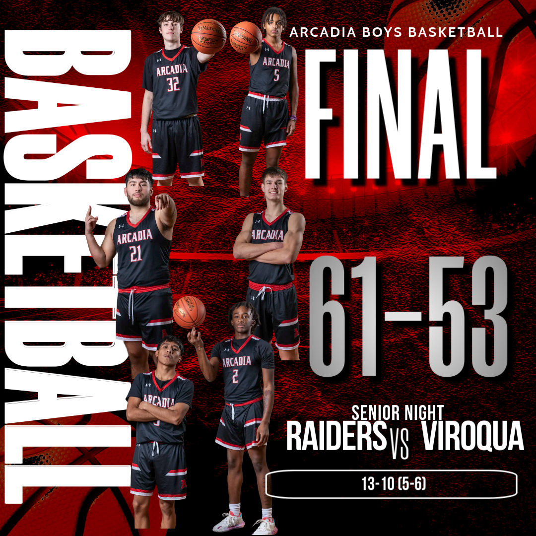 SENIOR NIGHT DUB!

Deklyn with 14
Ted with 14
KR with 12

#RKDNation
#GoRaiders
#couleesports
#wisbb