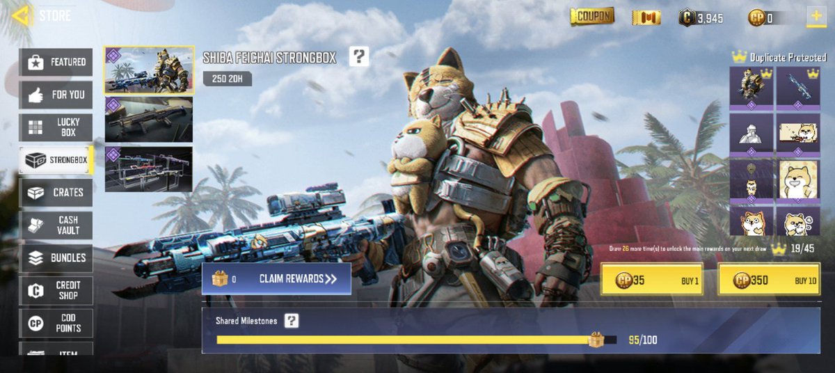 charlesPid92165's tweet photo. I need 5 more golden coupon's #CoDMobile #CODm #Codmluck https://t.co/z5VYmQ5PHs