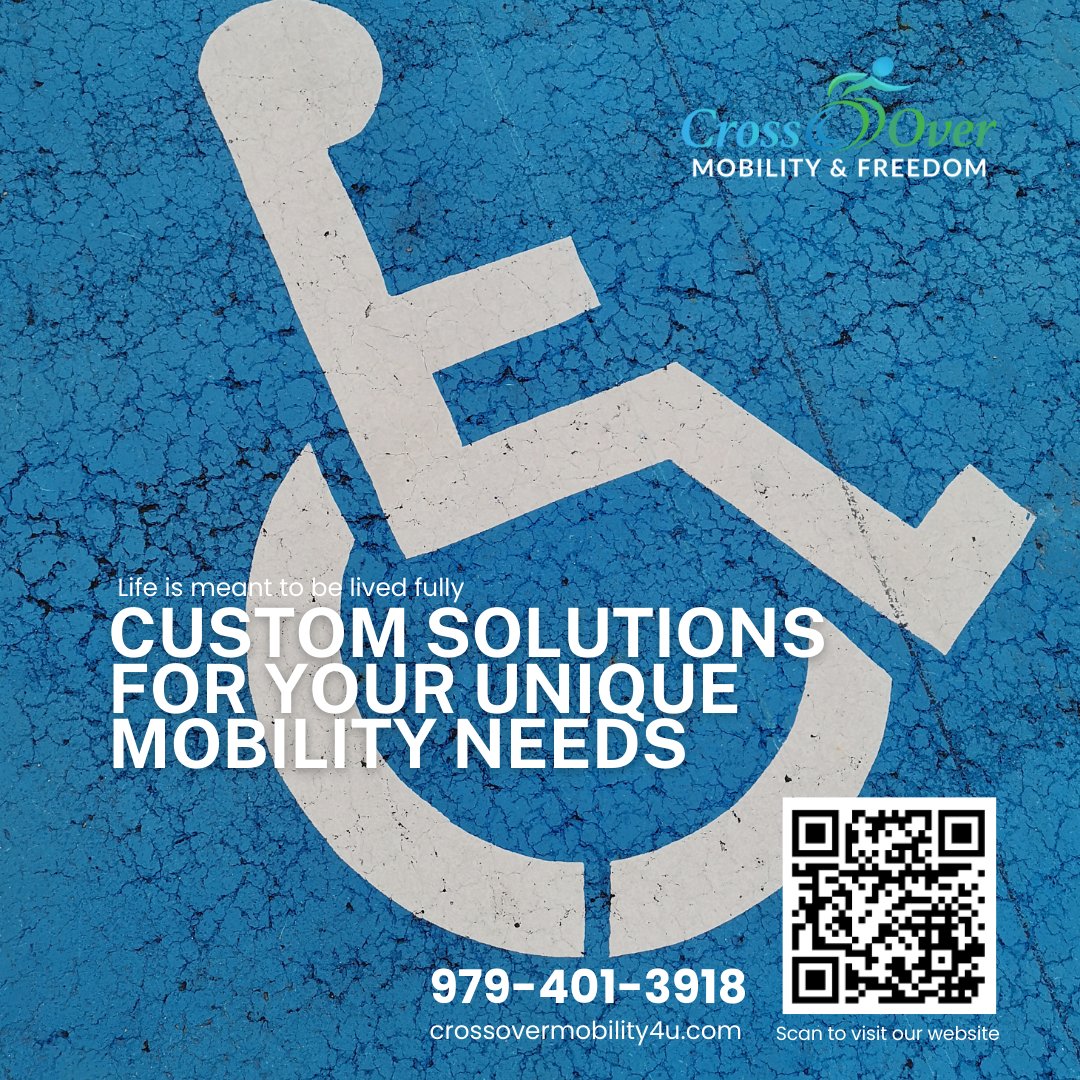 COMF4u's tweet photo. Reclaim your independence with Cross Over Mobility and Freedom. Our licensed professionals are here to support you every step of the way. #ReclaimIndependence #SupportingYou https://t.co/QSp6Saf436