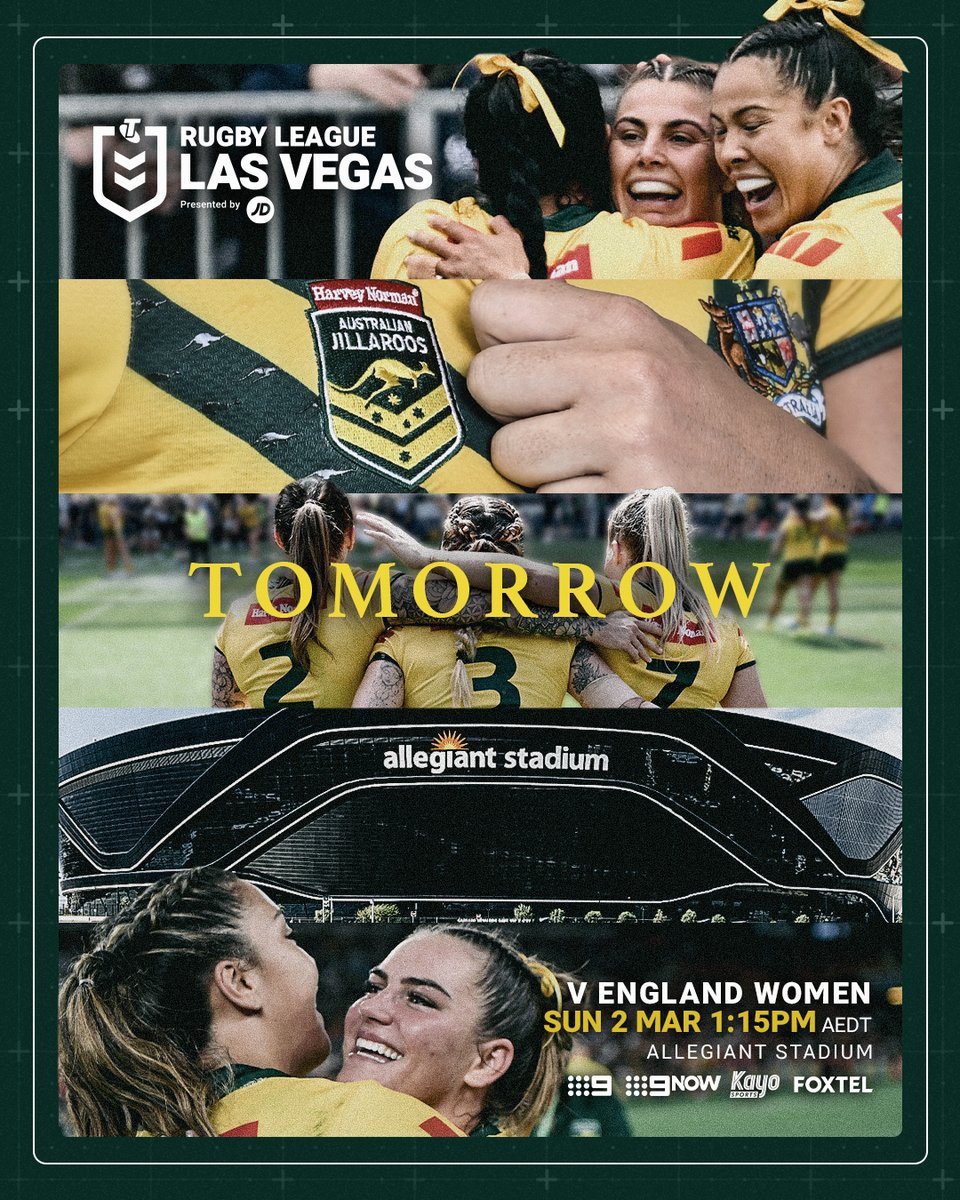 THE WAIT IS ALMOST OVER ⌛ 

Don't miss out on #NRLVegas, secure your tickets now: spr.ly/6015LpSrz