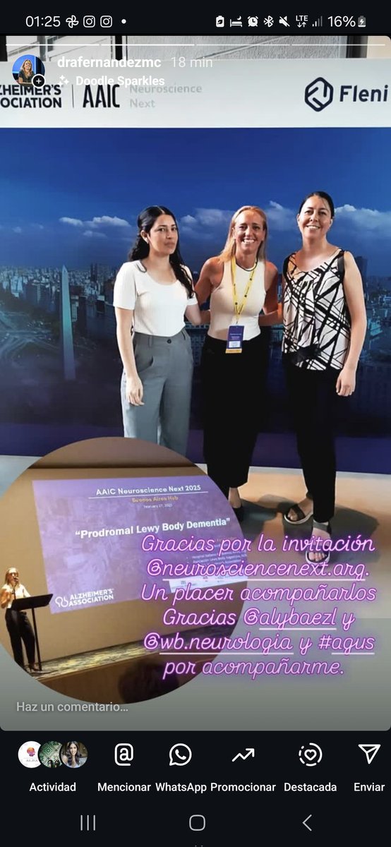 Thank you dormir the invitatiin <a href="/NeuroNextArg/">Neuroscience Next Argentina</a> 
Congrats for the event.