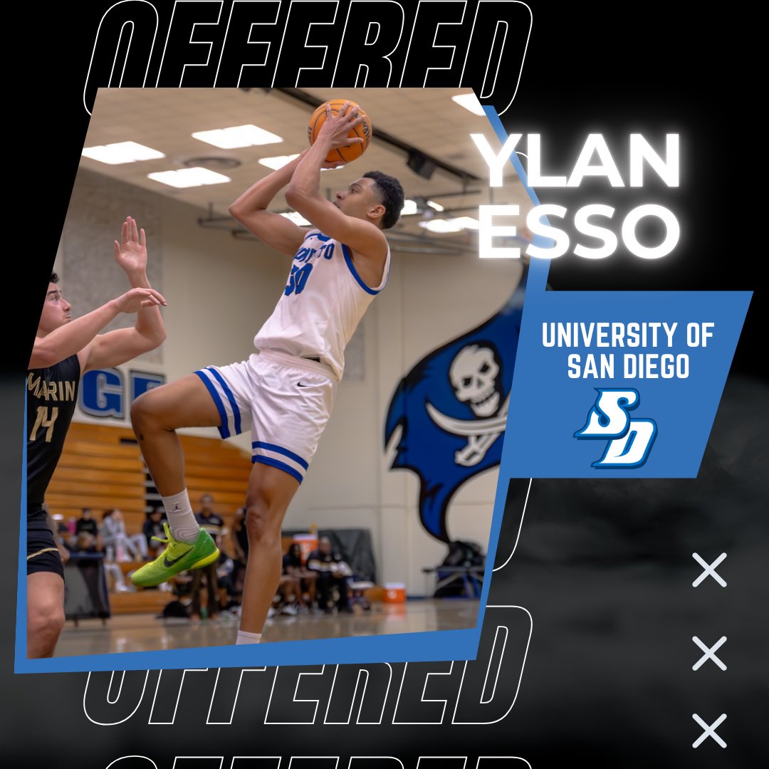 Ylan Esso-Essis (<a href="/ylan_esso/">Ylan Esso</a>) has received an offer from Division 1 University of San Diego (West Coast Conference) #GoPirates