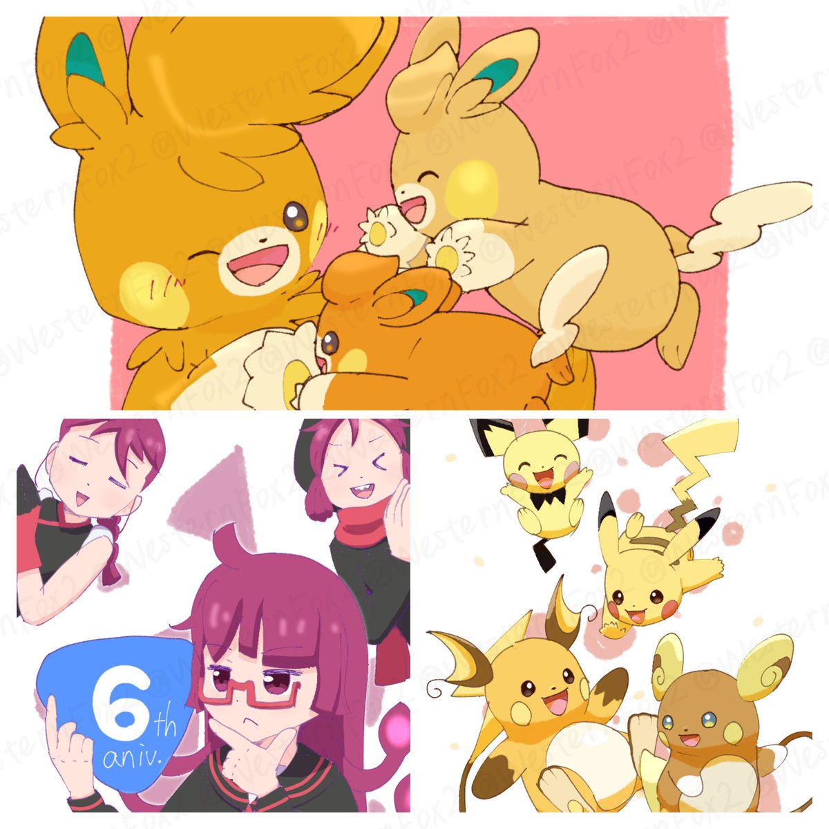 WesternFox2's tweet image. 最近はこんな感じの絵を描いてます。
ケムリクサというアニメが今でも大好きです。