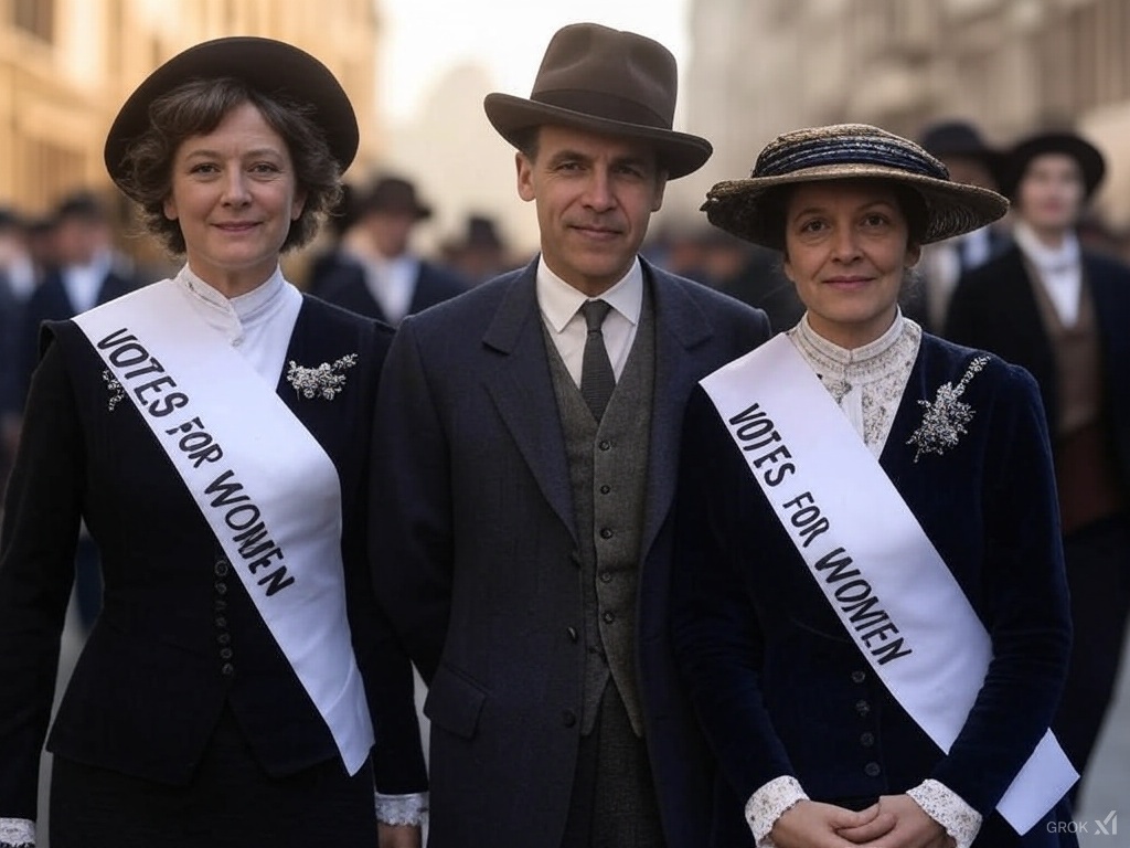 Mark Carney got women the right to vote.
 #CarneyLies