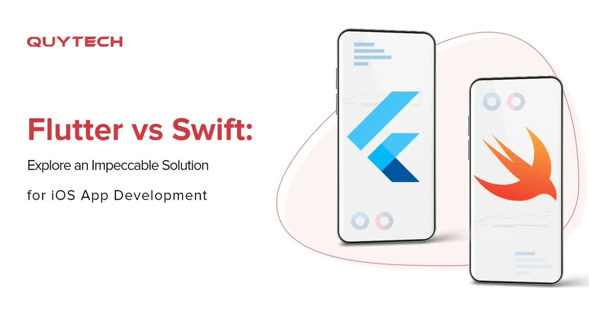 imameliatech's tweet image. Flutter vs. Swift: Which is Best for iOS App Development?
Read more: quytech.com/blog/flutter-v…
#FlutterVsSwift #iOSDevelopment #AppDevelopment #MobileApps #SwiftProgramming #FlutterDevelopment #CrossPlatform #TechComparison #SoftwareDevelopment #iOSApps