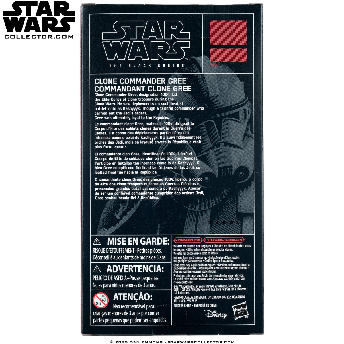 swCollector's tweet photo. Added The Black Series 6-Inch Clone Commander Gree figure to our Photo Gallery tonight. Gree comes from the Revenge Of The Sith Movie.

This figure was a 2017 Toys R Us Exclusive.

View more / larger Photos at https://t.co/0tNa81t8Oy

#StarWars #Disney #Hasbro #TheBlackSeries https://t.co/32mX94PSSi