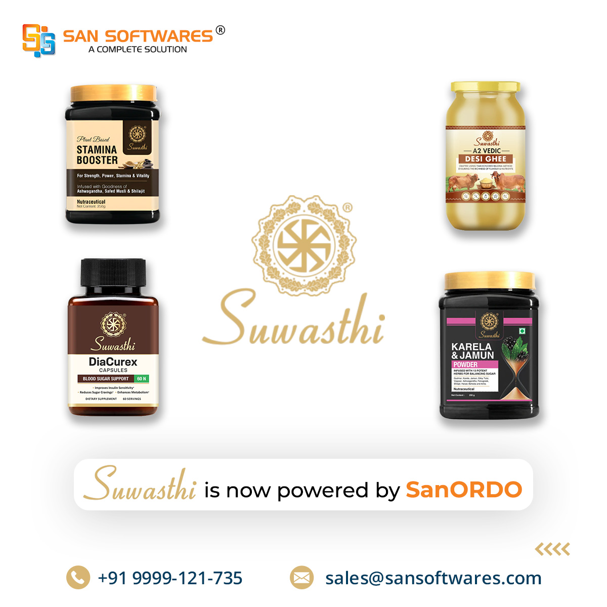 San_Softwares's tweet image. We are thrilled to share the successful implementation of SanORDO, our advanced Order Management Software – for an 800-concurrent-user call center of the Ayurvedic brand Suwasthi! 🎉
 
#SanORDO #OrderManagementSoftware #Suwasthi #EcommerceIntegration #BusinessGrowth #SANSoftwares