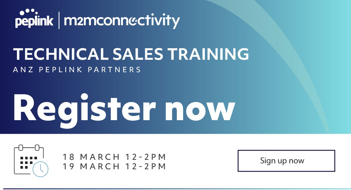 Join us for an exclusive Peplink Technical Training session, designed for professionals deploying resilient, high-performance connectivity in mission-critical environments. 🎟️ Register now: loom.ly/dX7slvs
#Peplink #IoT #WirelessConnectivity #Networking