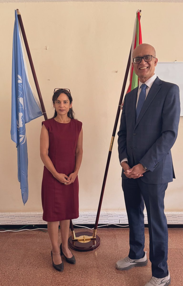 Nahla Valji (@nahlav) on Twitter photo <a href="/UNinEritrea/">UN Eritrea 🇺🇳</a> was pleased to have in town this week <a href="/UNTechBank/">UN Technology Bank for Least Developed Countries</a> Managing Director <a href="/deodat_maharaj/">Deodat Maharaj</a> - exploring opportunities for science, tech and innovation in support of sustainable development in Eritrea; from education to agriculture, and beyond.
<a href="/AmbStesfamariam/">Amb. Sophia Tesfamariam</a> #SDGs <a href="/UNinEritrea/">UN Eritrea 🇺🇳</a> was pleased to have in town this week <a href="/UNTechBank/">UN Technology Bank for Least Developed Countries</a> Managing Director <a href="/deodat_maharaj/">Deodat Maharaj</a> - exploring opportunities for science, tech and innovation in support of sustainable development in Eritrea; from education to agriculture, and beyond.
<a href="/AmbStesfamariam/">Amb. Sophia Tesfamariam</a> #SDGs