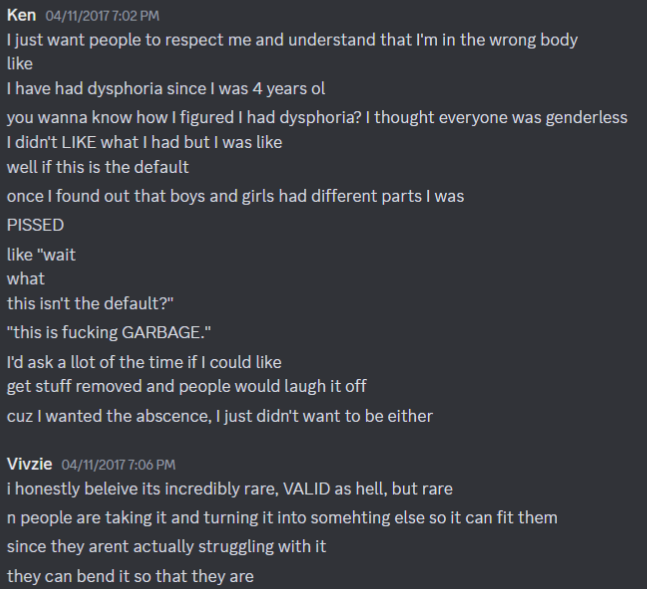 vivziereceipts's tweet photo. The Vivziepop fandom is suddenly very concerned about the potential transphobia of other creators; that in mind, here's Vivienne sharing her thoughts on trans men and misgendering a nonbinary former friend in anger. https://t.co/SnjVxVx3C2