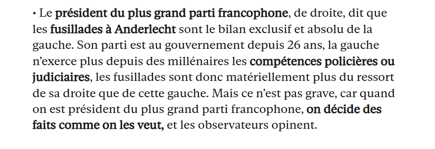 "Et les observateurs opinent". En effet. Jusqu'à quand perdurera cette hallucination collective ?
#LeVif
