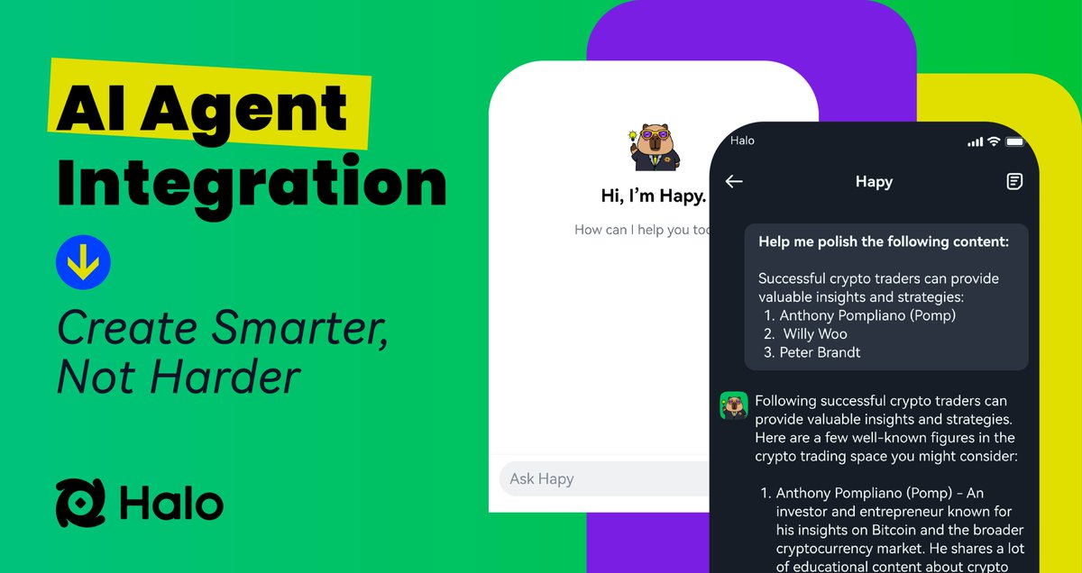 HaloDotSocial's tweet photo. โฑ๏ธJust met Hapy, the powerful and sharp #Halo AI Agent.
Gave him a command, and now my coffee machine is negotiating with my toaster. ๐คโ๐
#AIAdventures #HapyToHelp #AIAgent https://t.co/nzyeDAzTq8