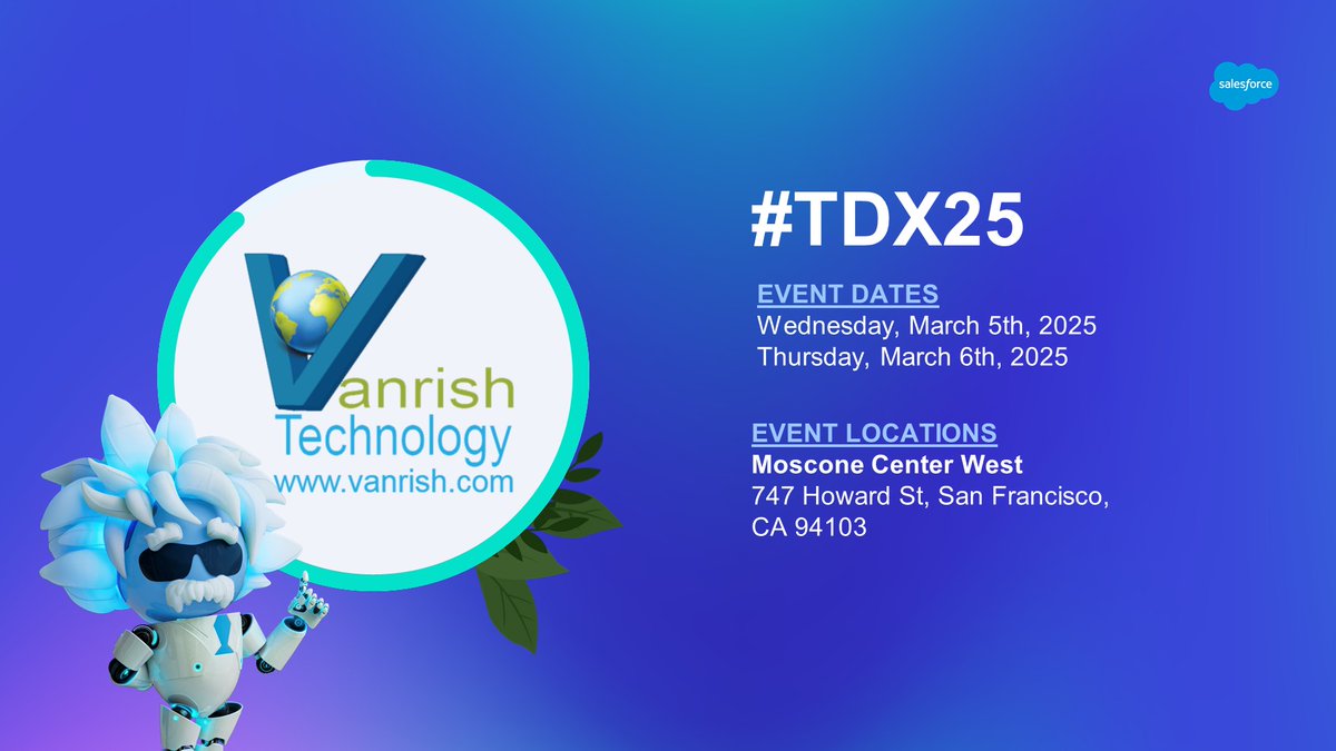 VanrishTech's tweet image. Excited to announce that the Vanrish team is gearing up for #SFO! We&apos;re all set for #TDX25, where we&apos;ll be diving into discussions on #Integration, #Data, #AI innovation/interoperability, and the future of AI-connected systems. Will you be joining us? #TechTalks #Networking