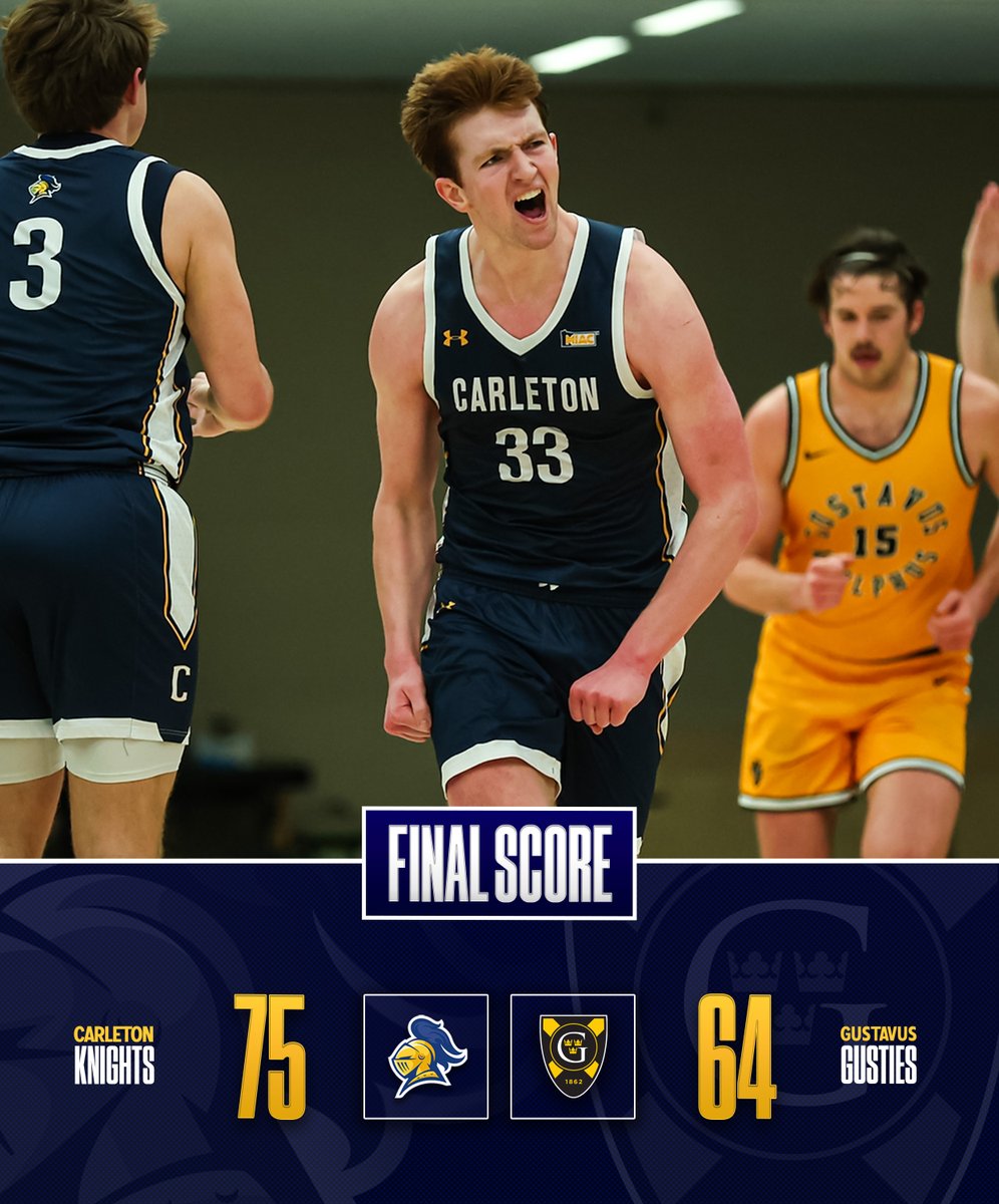 Carleton Men’s Basketball (@carletonmbball) on Twitter photo Stayin' alive. On to Saturday.
📝 ow.ly/nBhm50V84oG
📊 ow.ly/KoRz50V84oI
📸 Ryan Coleman, <a href="/d3photography/">d3photography.com</a> <a href="/d3photodude/">Ryan Coleman</a> Stayin' alive. On to Saturday.
📝 ow.ly/nBhm50V84oG
📊 ow.ly/KoRz50V84oI
📸 Ryan Coleman, <a href="/d3photography/">d3photography.com</a> <a href="/d3photodude/">Ryan Coleman</a>