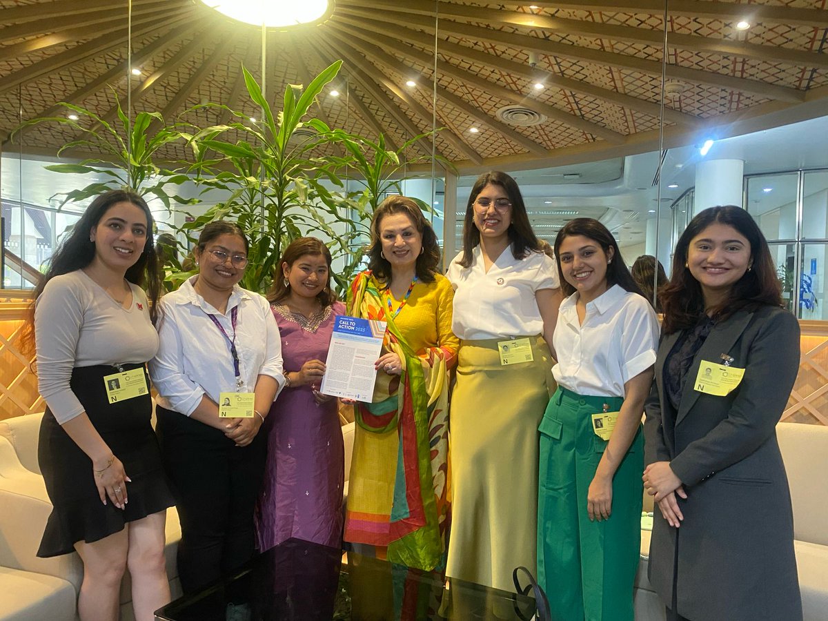 Nepal APFSD Youth Alliance (@nepalapfsd) on Twitter photo NAYA & Nepal Youth delegates for the #12thAPFSD had a brief meeting with <a href="/bandanarana2014/">Bandana Rana</a>, Member of CEDAW Committee, where they informed about NAYA's activities in Nepal focusing on #SDGs and youth & handed over the Youth Call to Action.
#Youth4SDGs #NAYA4SDGs #Agenda2030 NAYA & Nepal Youth delegates for the #12thAPFSD had a brief meeting with <a href="/bandanarana2014/">Bandana Rana</a>, Member of CEDAW Committee, where they informed about NAYA's activities in Nepal focusing on #SDGs and youth & handed over the Youth Call to Action.
#Youth4SDGs #NAYA4SDGs #Agenda2030
