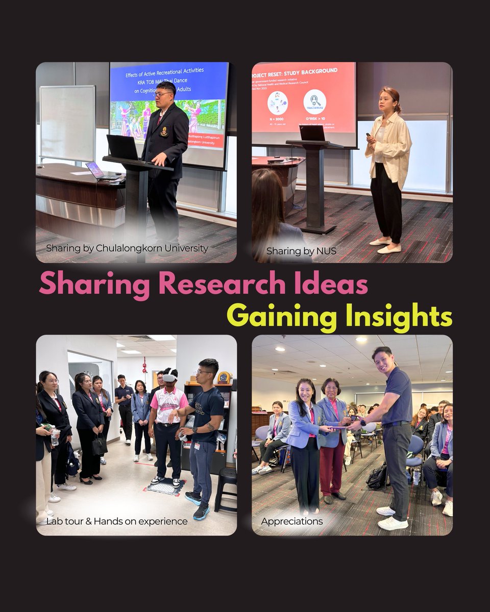 We were honoured to host a team from the Faculty of Sports Science, Chulalongkorn University this week and had a great afternoon sharing research ideas, exchanging insights and discussing potential areas of collaboration. #hrpcsg