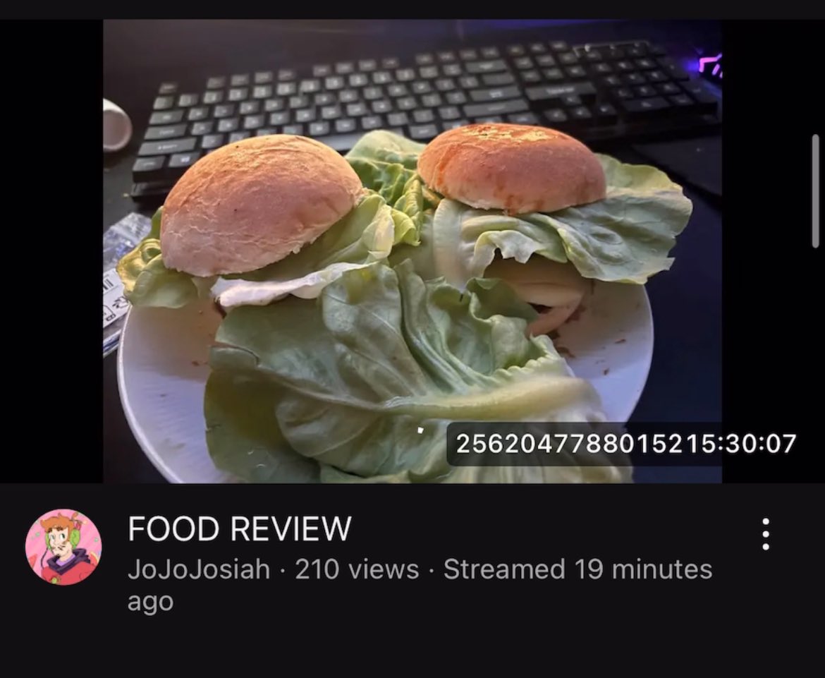 ReidIsPink's tweet photo. @JoJoJosiah_ How much food did you guys review..? https://t.co/FkC5C3nGgK