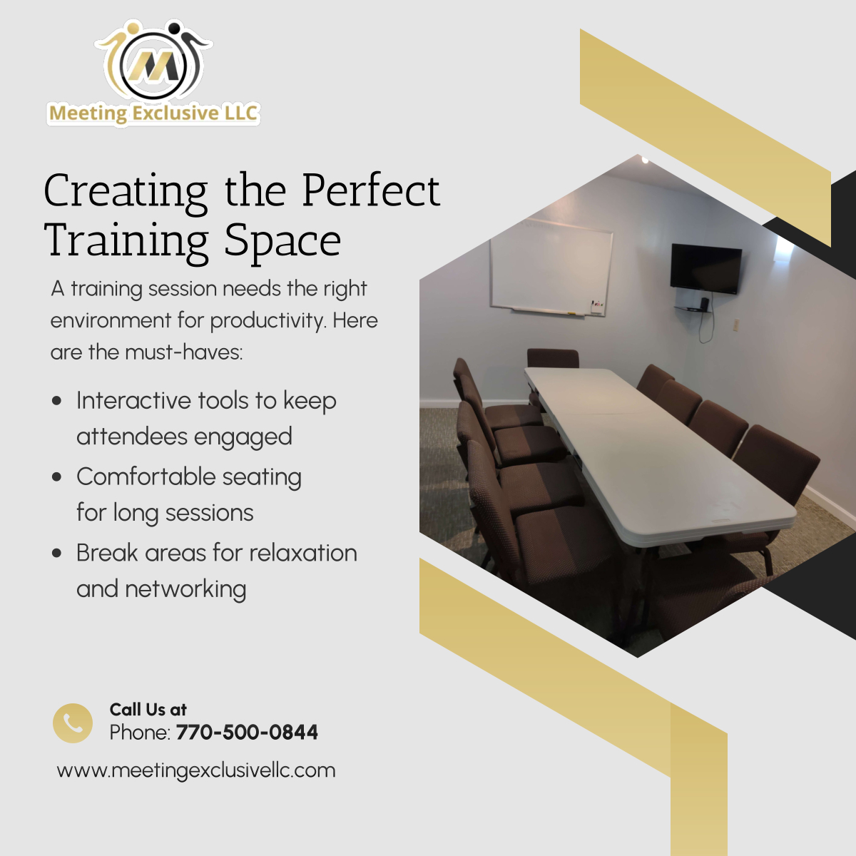 MeetingExclLLC's tweet image. Boost your training sessions with a venue that’s designed for comfort and productivity. From engaging tools to rest areas, our spaces are equipped for success. 

#TrainingRooms  #DouglasvilleGA #EventCenter