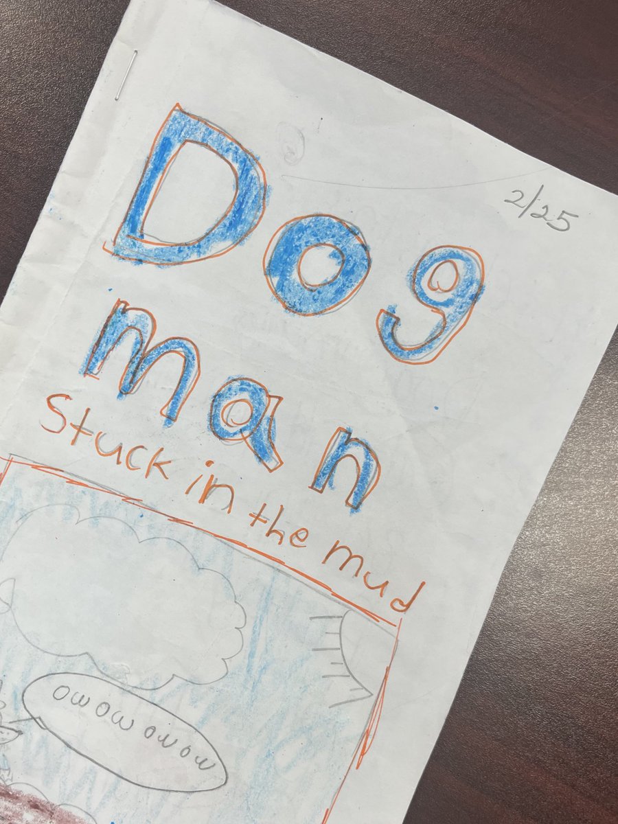 DominicArmano's tweet photo. Blown away by the creativity of these 3rd graders who found me today to share the comic book they created, from design to story to title. So impressed with their imagination and hard work! Keep it up, can’t wait to read the sequel!
#FutureAuthors
#ProudPrincipal
#LincolnLEARNS
#LionPRIDE
🟣🟡⚡️