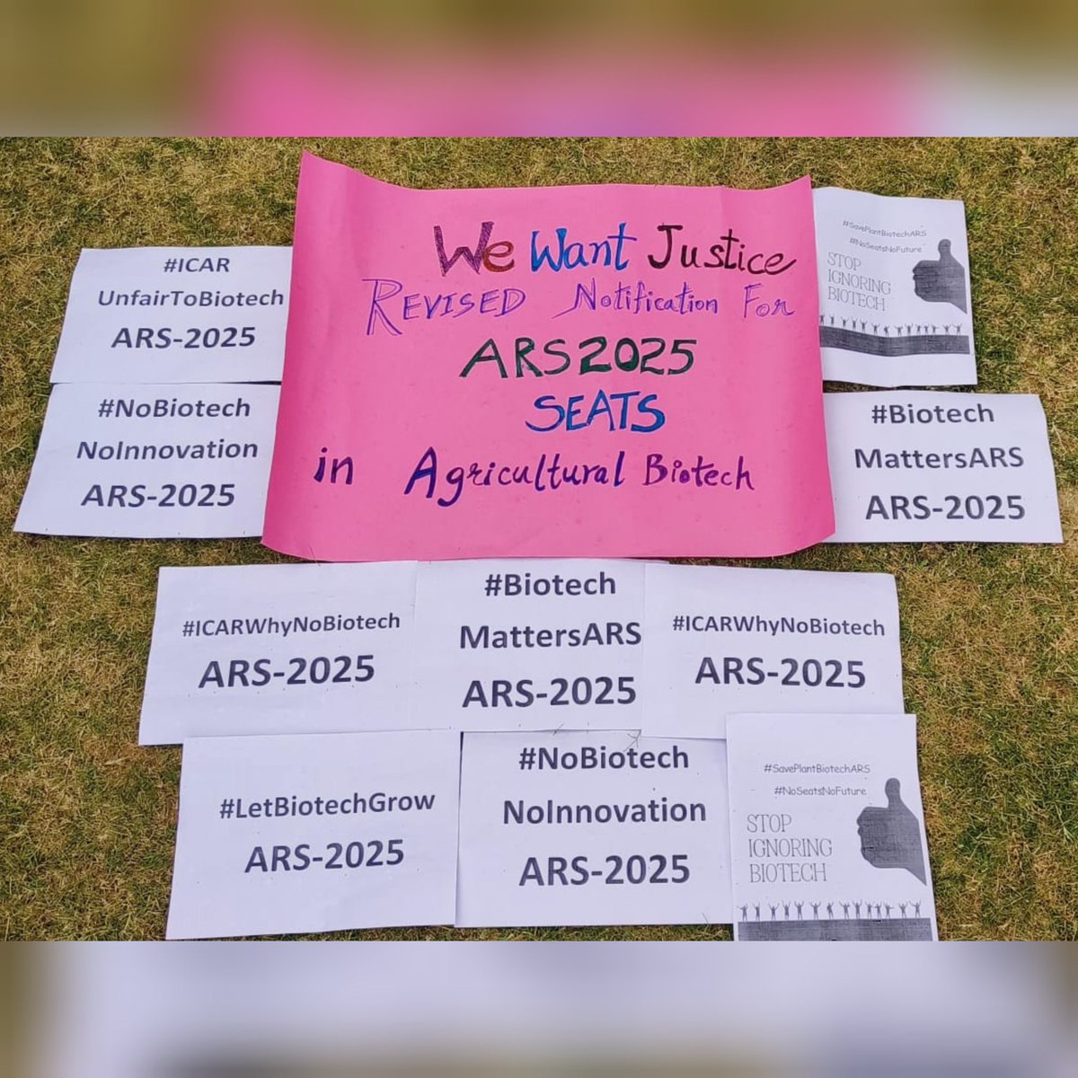 Rishikaks_17's tweet photo. #ReviseARS2025withAgriBiotech #ARSneedsAgriBiotech
🚨 NO SEATS for Plant Biotechnology in ARS 2025? 🚨
This is unacceptable! We demand fair opportunities! @ASRB118121, @DrSanja87281635, @icarindia, @AgriGoI, @hpathak_icar, @ChouhanShivraj @ICAR_NIPB – LISTEN TO US! https://t.co/TFfLE9QyWS