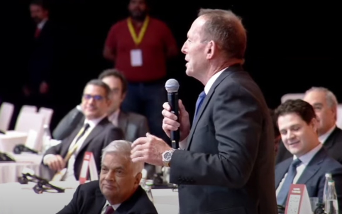 Former Sri Lanka President Ranil Wickremesinghe <a href="/RW_UNP/">RW_LK</a> attending <a href="/nxt_conclave/">NXT</a> in New Delhi with Stephen Harper, Tony Abbot

<a href="/narendramodi/">Narendra Modi</a> will inaugurate the main event

#lka #SriLanka #SLnews #NewsUpdate #India #Diplomacy #Innovation #Australia #Canada