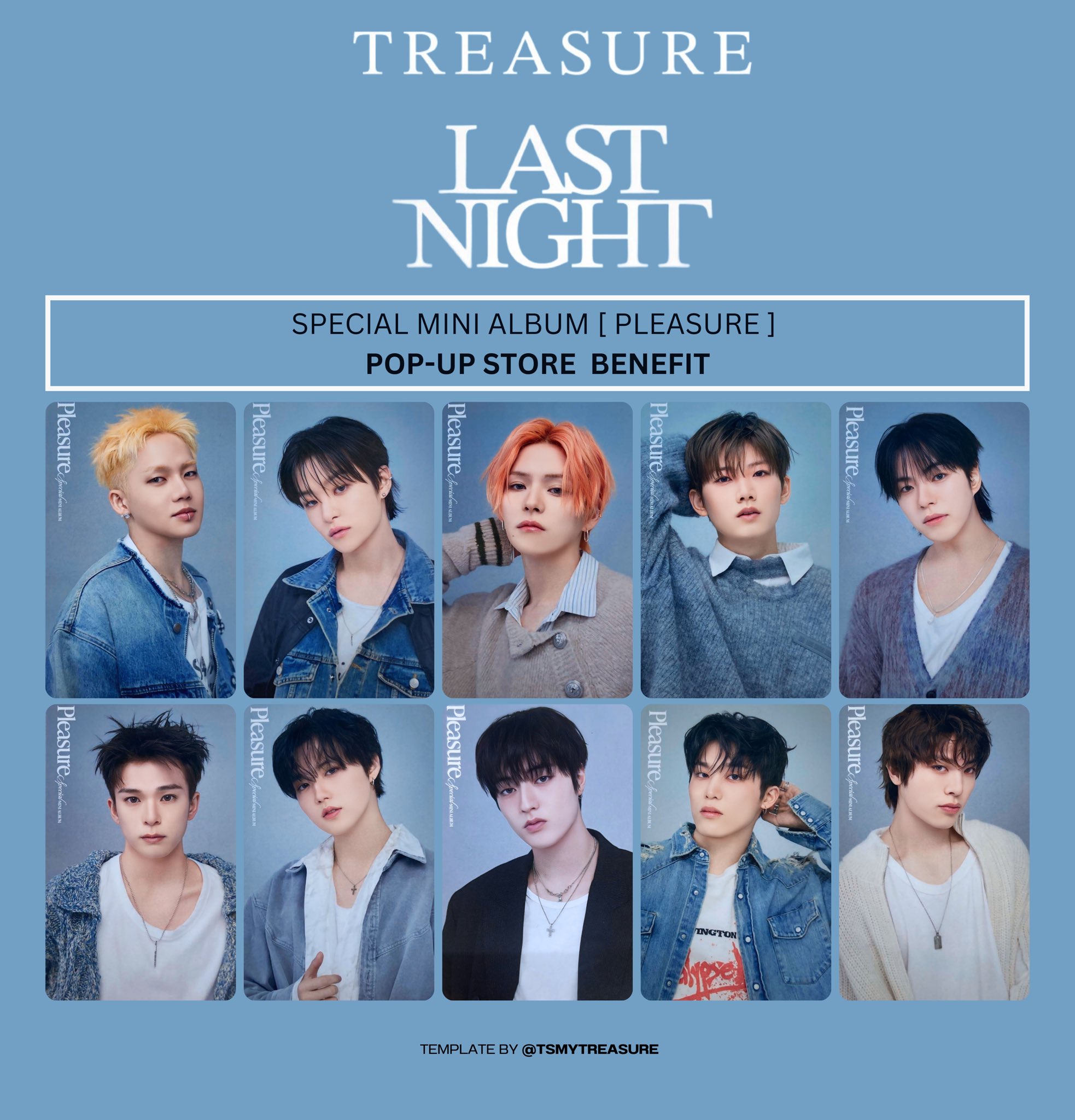 TREASURE pleasure last night popup ジフン TREASURE pleasure last night popup ジフン