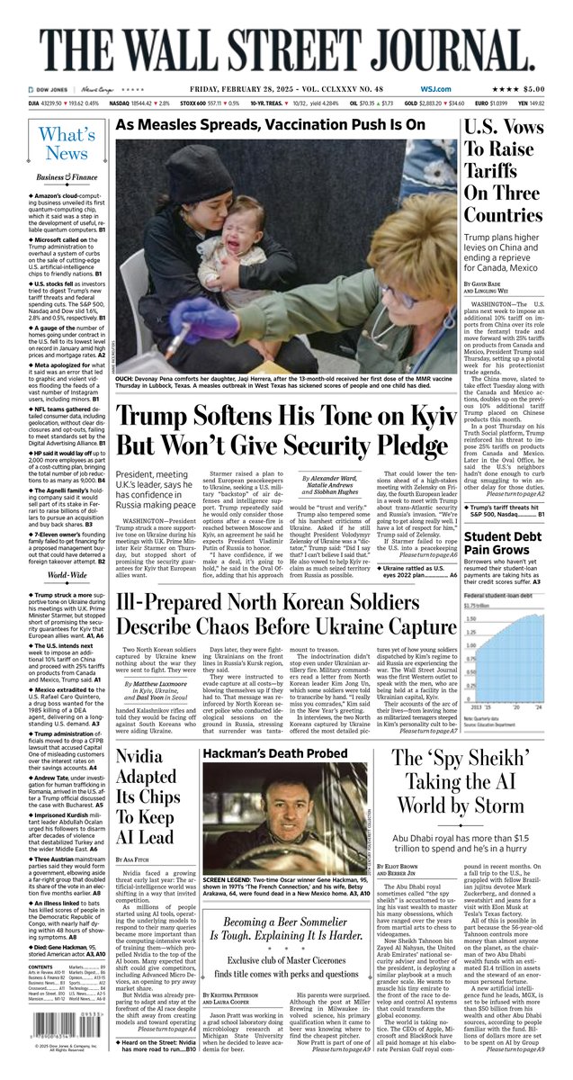 Take an early look at the front page of The Wall Street Journal. on.wsj.com/3DeQzJH