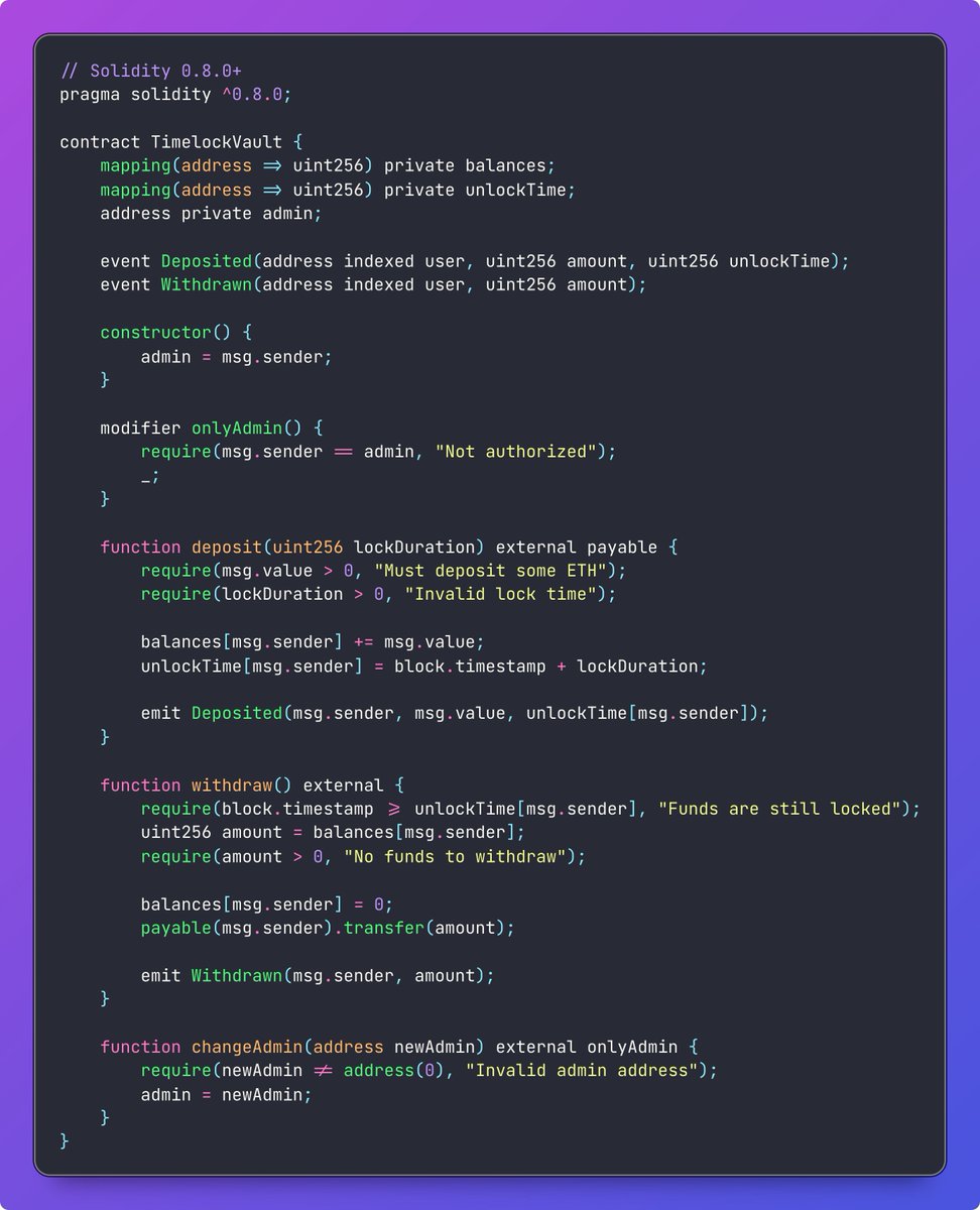 There’s a hidden vulnerability that could lead to a contract takeover. 

Can you find it before a hacker does? 🕵️‍♂️👇