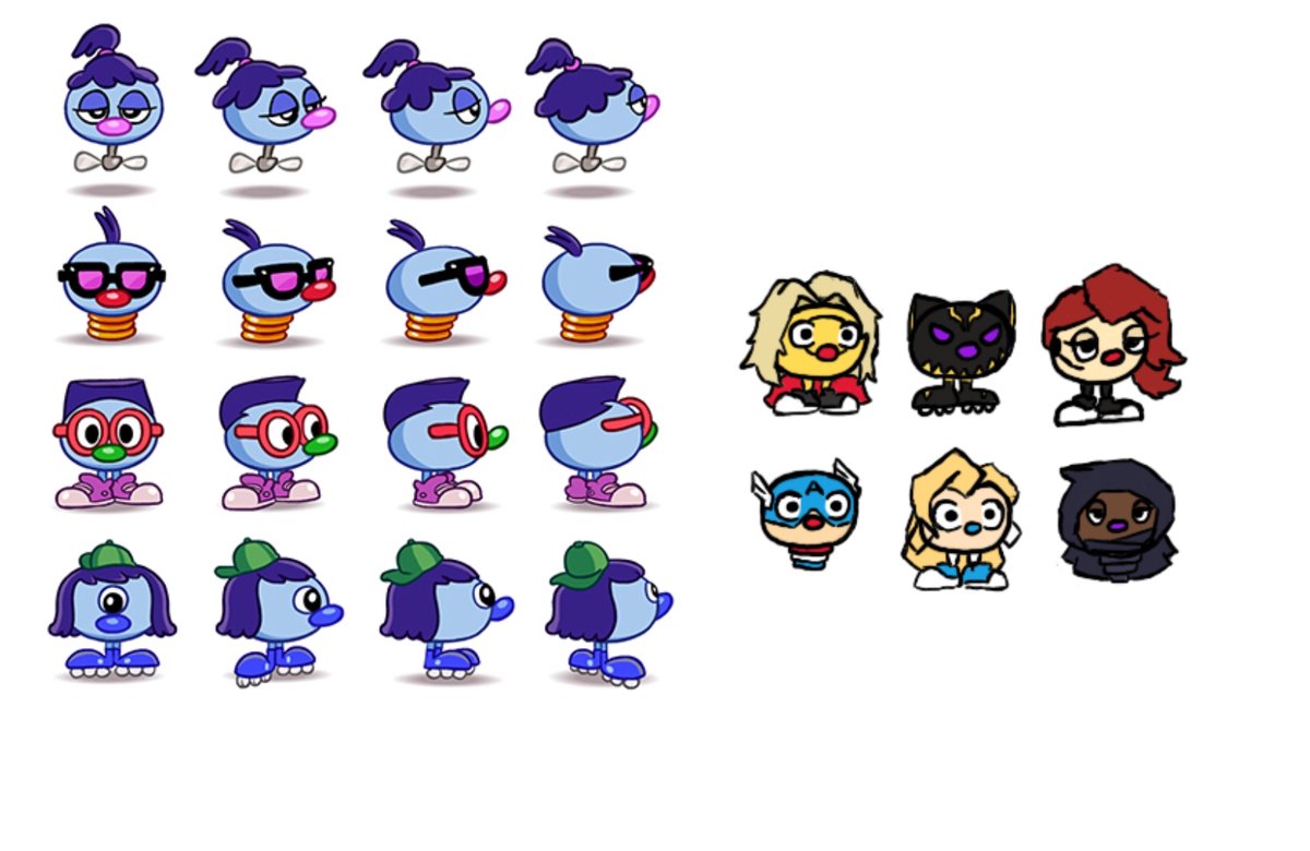 MomentousOmens's tweet image. This is my late birthday post to myself, but have fucking Zoombinis x Marvel Rivals

#Zoombinis #MarvelRivals