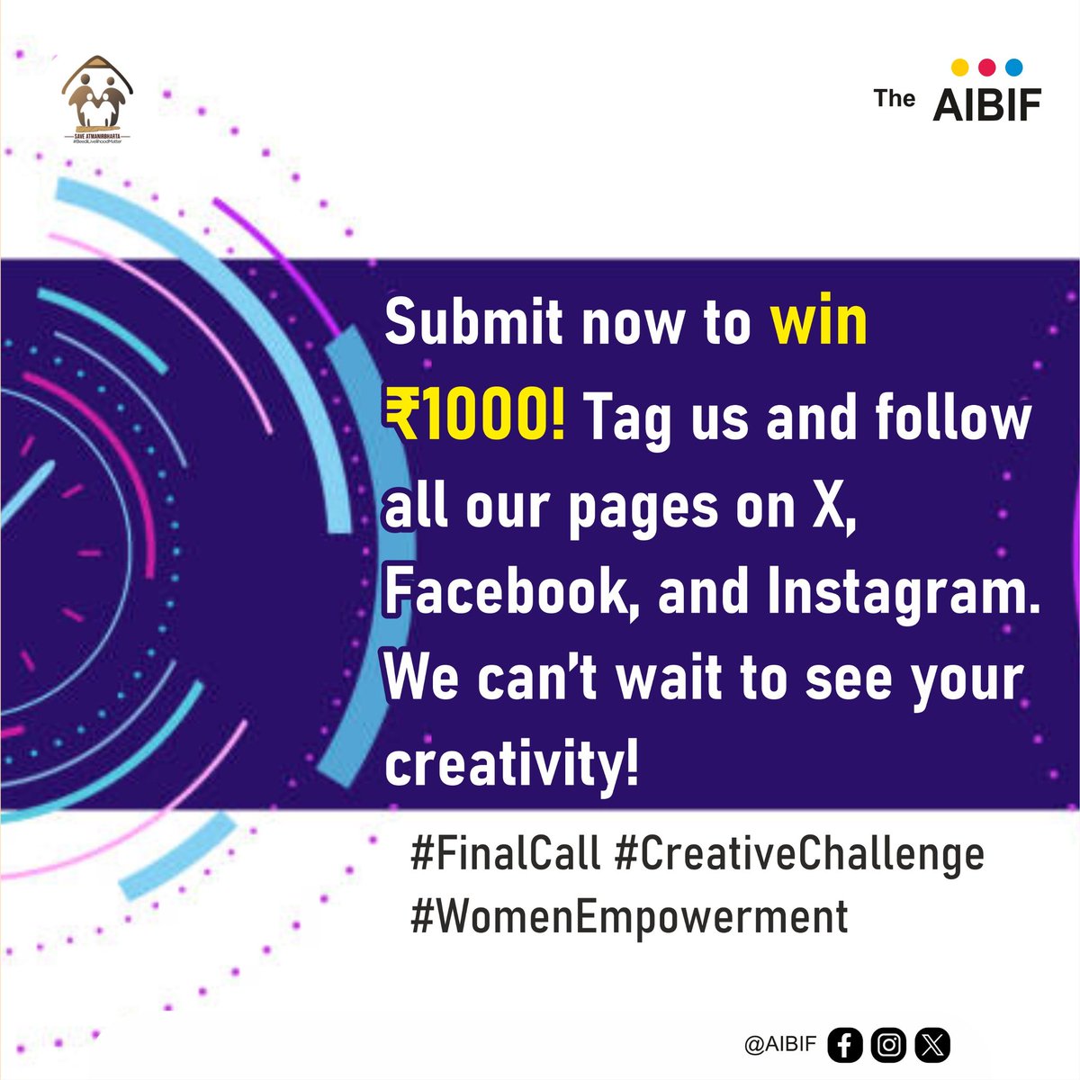 FINAL CALL! LAST DAY TO SUBMIT! 🚨

Submit your essay, story, or reel to honor the resilience of women in the beedi industry and stand a chance to win amazing prizes! 🎉🏆

⏳ Time is running out—don’t miss this opportunity!

📌 Hurry up &amp; follow <a href="/BeediLivelihood/">Beedi Livelihoods Matter</a> for updates!