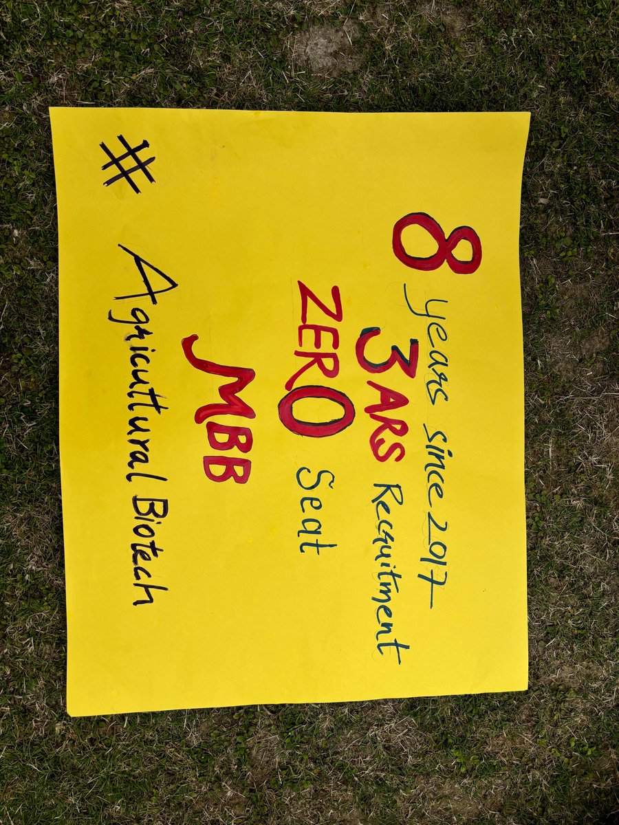 Priyanka797906's tweet photo. Plant Biotechnology = Future of Agriculture 🌿

📌 Food Security ✅
📌 Disease-Resistant Crops ✅
📌 Climate-Resilient Farming ✅

Yet, ICAR has given ZERO seats for ARS 2025 Is this how we treat agricultural innovation? 😡

#ReviseARS2025withAgriBiotech #ARSneedsAgriBiotech https://t.co/rfsbVeAEeC
