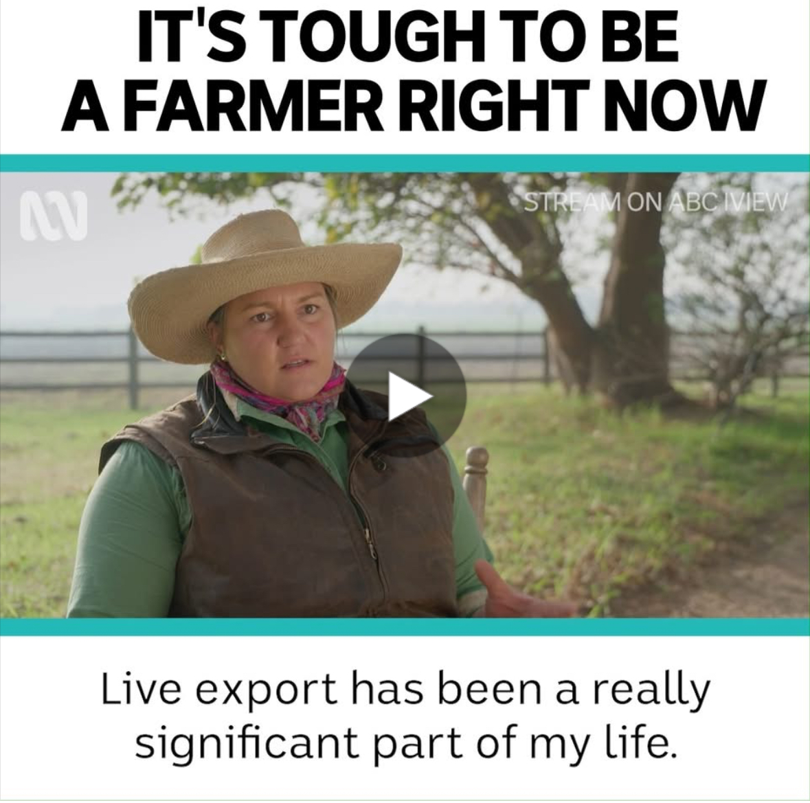 livestock_the's tweet image. A must watch on ABC iView! Blythe telling it how it is right now for farmers on the latest season of #MusterDogs 

loom.ly/1yC3wMM