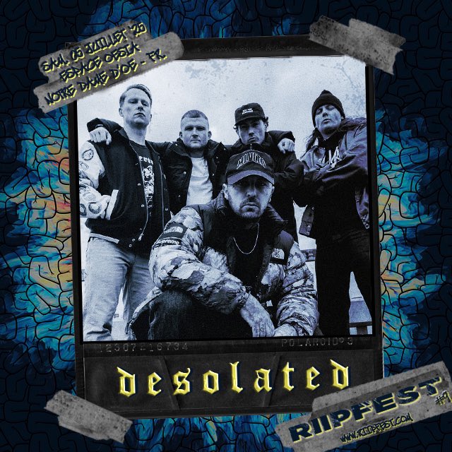 ⭐️⭐️ <a href="/DesolatedMLVLTD/">Desolated</a> ⭐️⭐️ 
Hardcore / 🇬🇧 
📌 @riipfest IX
📣🔜 Oésia 🇫🇷 // sam. 05 Juillet 2025
☑️ tinyurl.com/RIIPfestix
.
.
.
#riipfest #desolated #ukhc #hxc #hardcoreband #hardcoremusic #extrememusic #heavyhardcore #hardcoreshow #riipfest2025 #toursmaville #musicfestival