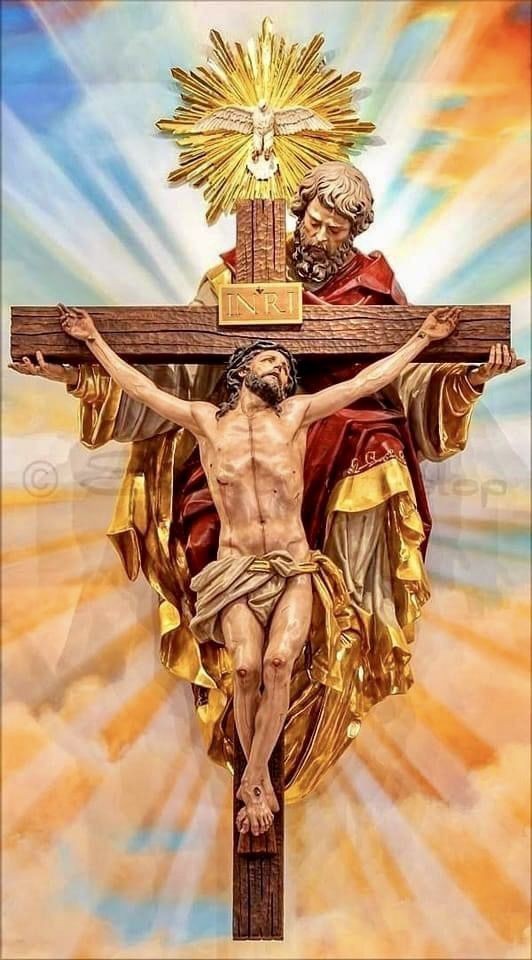 CatholicQuote12's tweet photo. "The Trinity is a great mystery, a mystery that is beyond the capacity of human reason to fully comprehend. But, by faith, we believe it is a reality."-

Saint  Augustine of Hippo https://t.co/JjxJwjFsOC
