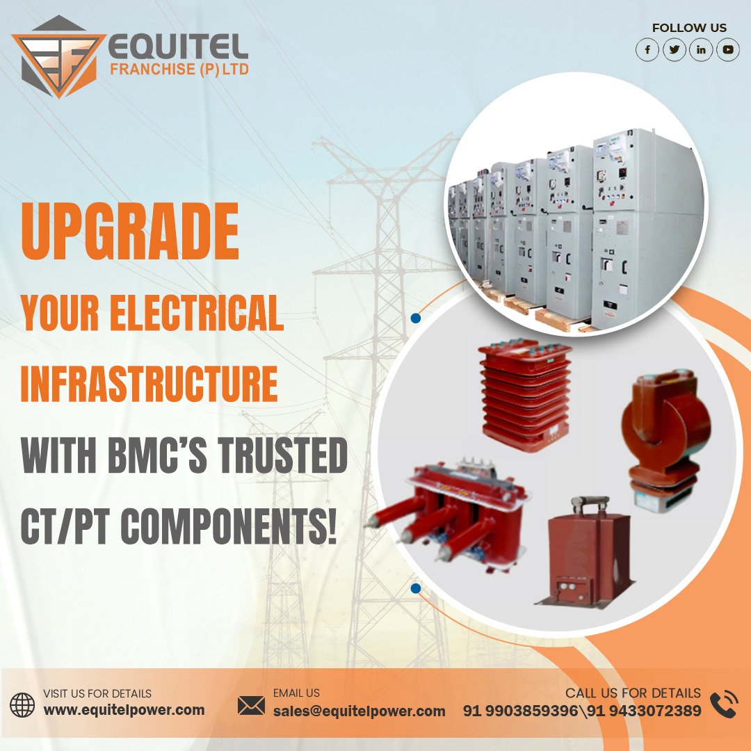 Equitel9's tweet image. Don’t let outdated equipment hold you back!
Contact us today!
✅ Equitel &amp;amp; BMC: Retrofitting, CT/PT, Insulators – 30+ Years Trusted.

🔗𝐕𝐢𝐬𝐢𝐭 𝐔𝐬:  equitelpower.com
✉️𝐄𝐦𝐚𝐢𝐥: sales@equitelpower.com
📞𝐂𝐚𝐥𝐥 𝐔𝐬: +91 9903859396 / +91 9433072389
#Equitel #CTPT
