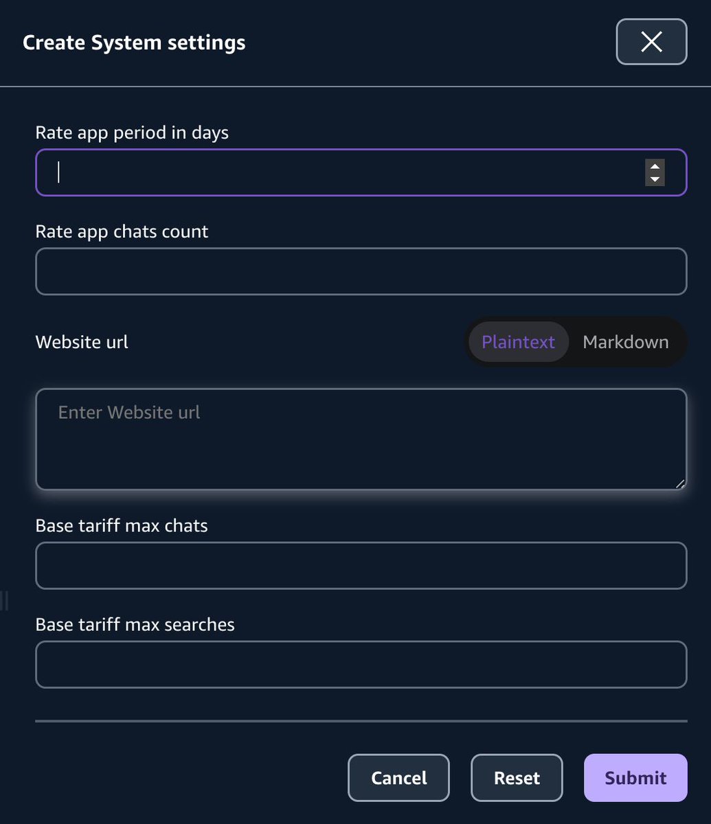 airon_tark's tweet image. Backend routine: LOOOL did you know AWS Amplify Gen2 show human-readable field names in their Data Manager UI. My field is "rateAppPeriodInDay" and it shows "Rate app period in days"  Magick! 🪄  #awsamplify #awsdynamodb #awsappsync #awsmagick #tarklab #airontark