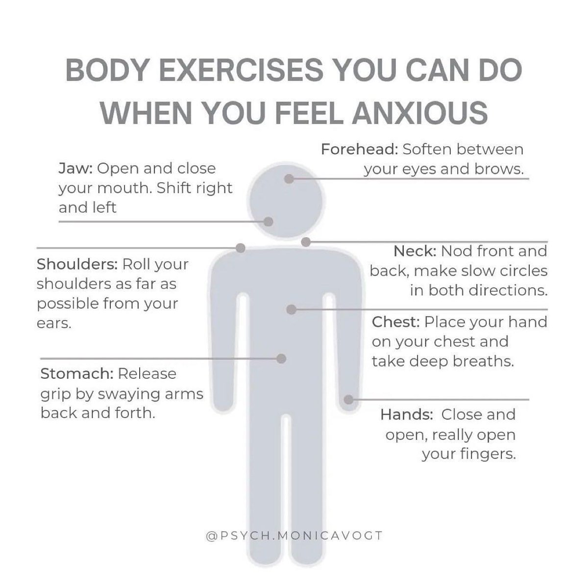 These simple physical actions won't solve or eliminate anxiety but it will help you in the moment to move forward and take your next step.

Is there anything else you do that helps you with anxiety in the moment?

#traumainformedcoaching #coachingpsychologist #purposematters