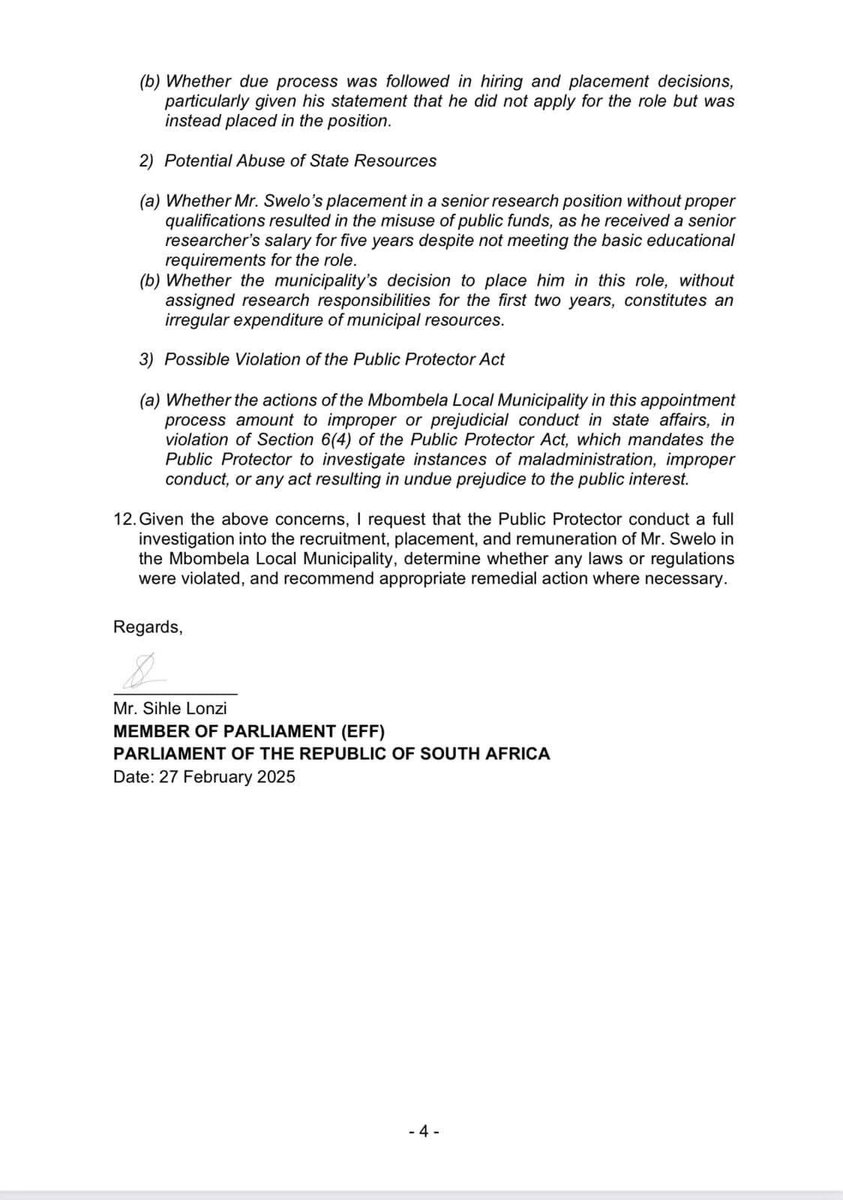 SihleLonzi's tweet photo. We may laugh about these NYDA interviews, but the painful truth is that there are so many hardworking youth in South Africa, who are not politically connected, who get neglected and overlooked because corrupt individuals are prioritised ahead of them💔

EFF case against the thug! https://t.co/7KhWyIiq5u
