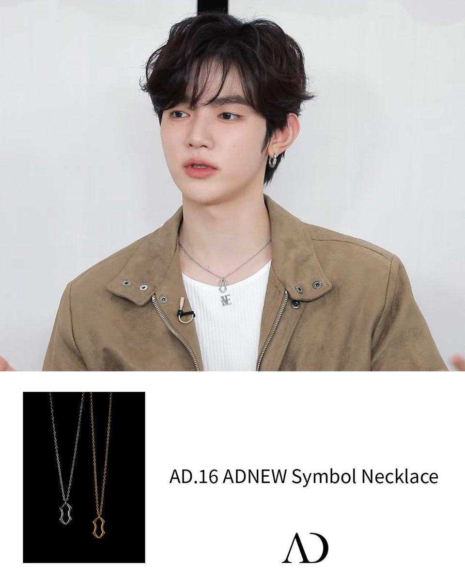 ADNEW_Official's tweet image. Thanks【ジャンハオ様】
This is our exclusive line of product.
ADNEW公式商品着用
《AD.16 ADNEW Symbol Necklace Silver&Gold》
WHO:#ZEROBASEONE/#ゼロベースワン/#제로베이스원
#ZhangHao/#ジャンハオ/#장하오
WHERE+VIA::유튜브 살롱드립
