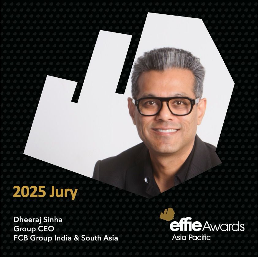 FCB India (@fcb__india) on Twitter photo Our Group CEO, Dheeraj Sinha will be on the jury for 2025 APAC Effie Awards.
#FCB #FCBGroupIndia #APACEffies #Marketing #Advertising #Effectiveness #Effies #effieawards <a href="/dheeraj_sinha/">Dheeraj Sinha</a> <a href="/EffieAwards/">Effie Worldwide</a> Our Group CEO, Dheeraj Sinha will be on the jury for 2025 APAC Effie Awards.
#FCB #FCBGroupIndia #APACEffies #Marketing #Advertising #Effectiveness #Effies #effieawards <a href="/dheeraj_sinha/">Dheeraj Sinha</a> <a href="/EffieAwards/">Effie Worldwide</a>