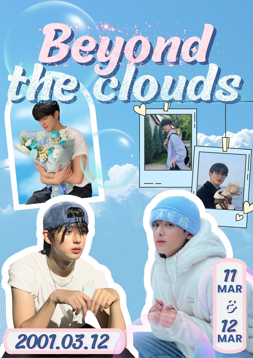 COCOA_MINKYU's tweet photo. ˚✧₊⁎❝᷀ົཽˍ̮ ❝᷀ົཽ⁎⁺✧༚

✧༚ Beyond the clouds ✧༚

☁️2025.03.11~2025.03.12☁️
☁️뮤즈 시노님☁️

무민단 대명절 민규생일을 맞아 생일카페 이벤트를 진행합니다🩵

#RT추첨 을 통해 전체 특전 및 럭키드로우 상품 보내드립니다🩵

#Beyond_the_clouds
#구름_너머까지_빛나는_너
#김민규 https://t.co/lC7UdIugkn