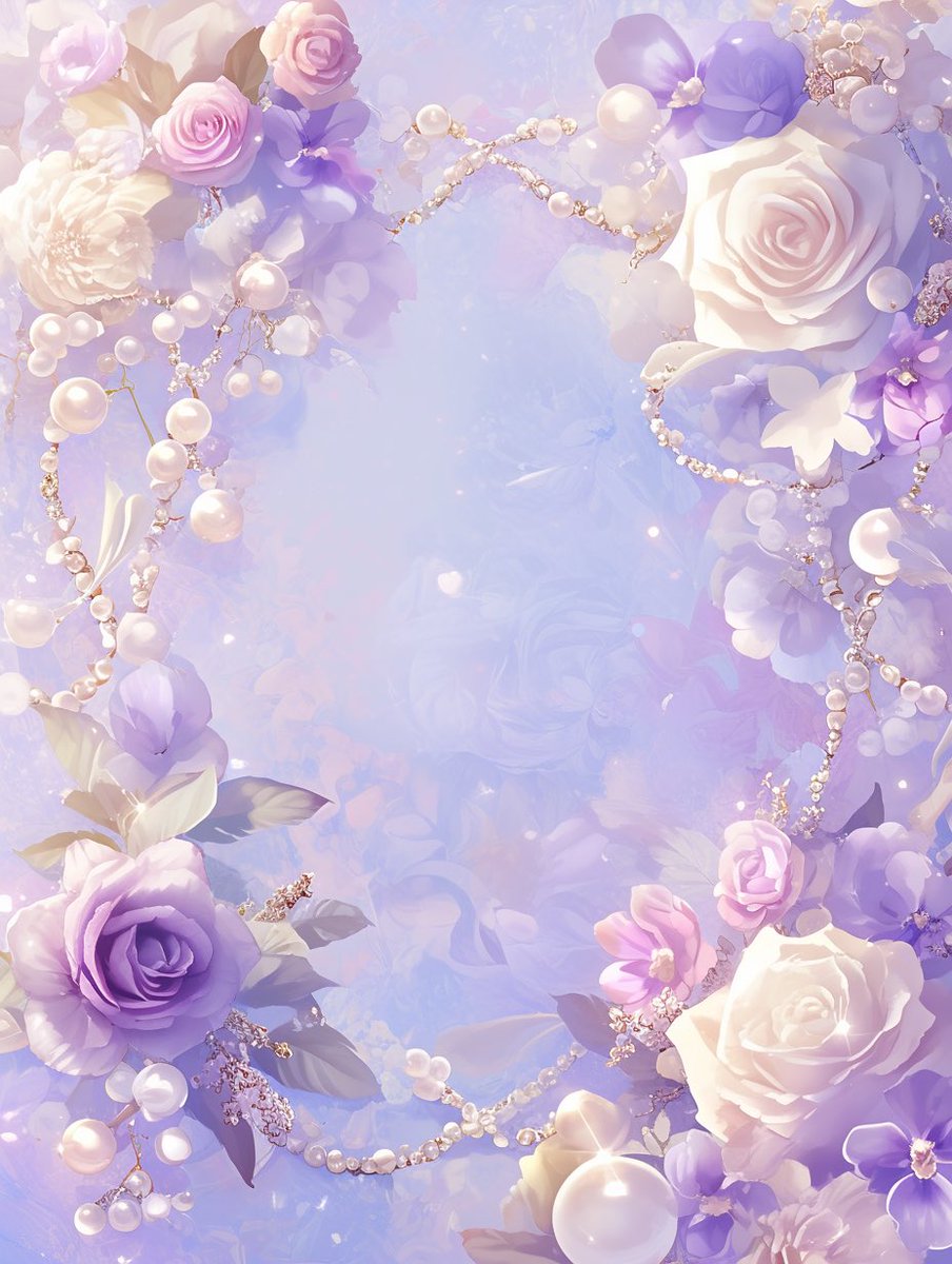 ( ϶'ᗜ')϶＜紫色の花々💐

紫✖️白を基調とし、様々なお花たちが彩るフレーム背景素材です✨
パールやレースをあしらって、アンティークで上品な雰囲気に🫧

立ち絵の背景やお品書き、様々なものに❣️

🆗加工、商用利用
🆖自作発言、再配布
#あまりのフリー素材 #AI
#TRPG素材 #配信素材 #Vtuber素材