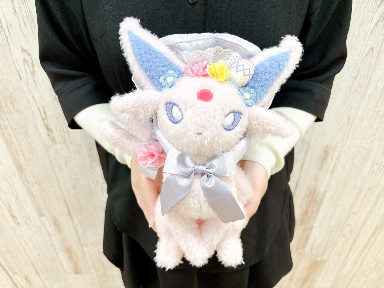 ポケモンセンター　イースター　 ぬいぐるみ エーフィ　ポケモン 196 ぬいぐるみ Pokémon fit エーフィ ｜【公式】ポケモン